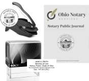The best attorney notary stamp bundle for the state of Ohio! Our stamp bundle includes: Ohio Attorney Notary Stamp, Self-Inking (Printer 30), Embosser and Journal. Compliant with 2019 Notary laws, Secretary of Sate compliant, fast shipping